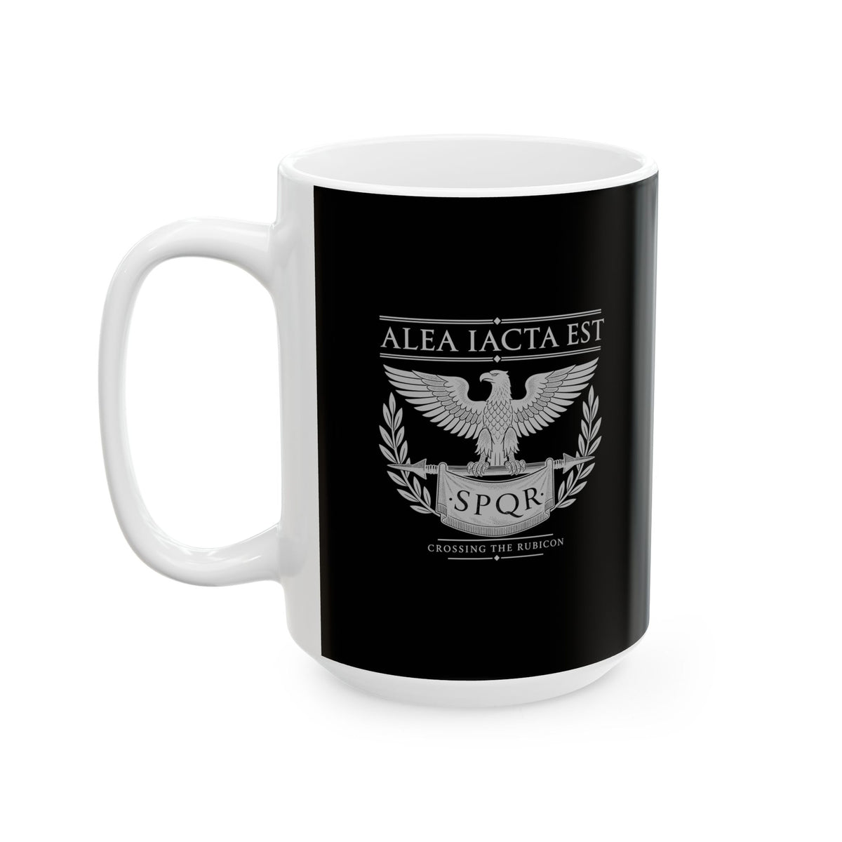 Alea Iacta Est Crossing Rubicon Ceramic Mug, (11oz, 15oz)
