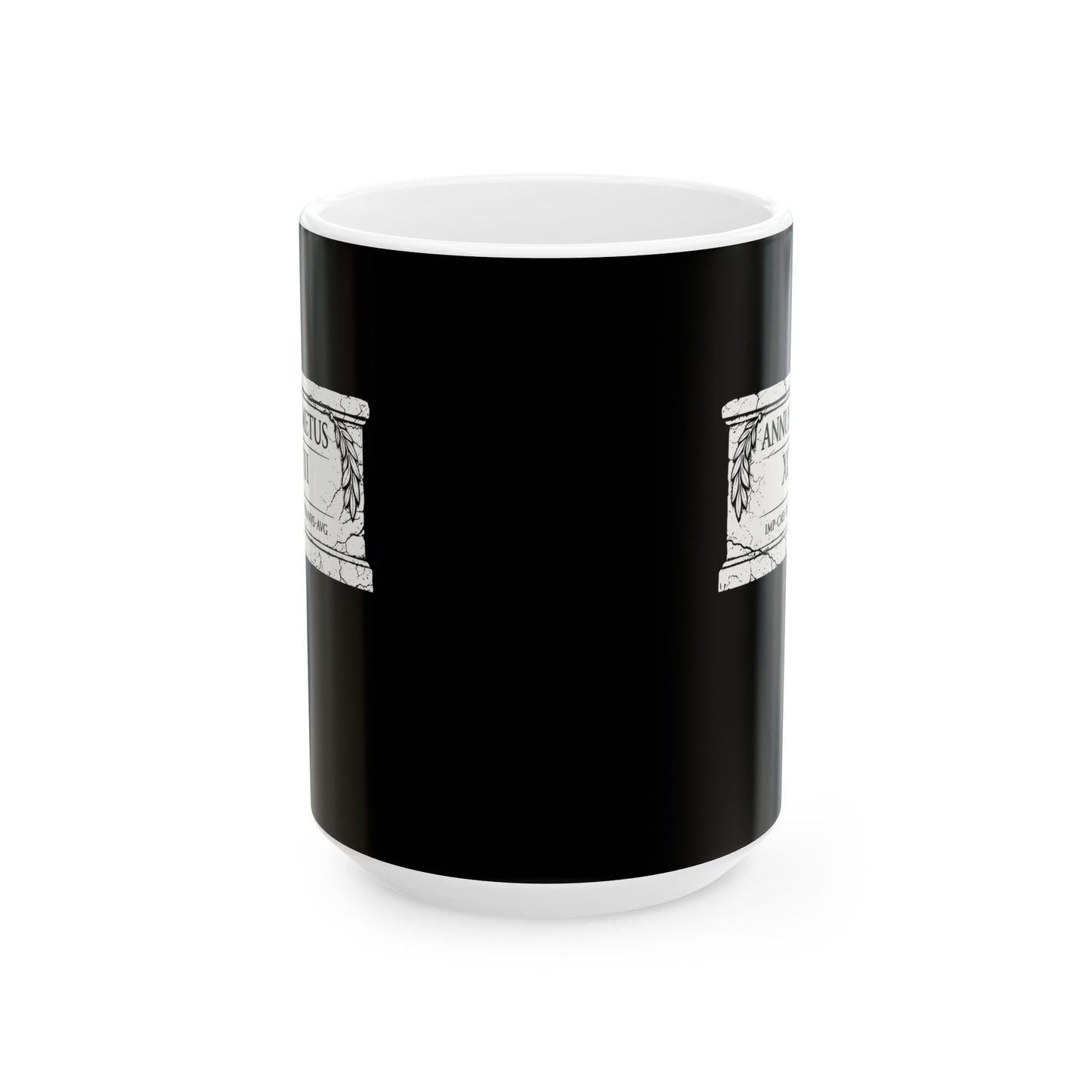 Emperor Domitian Year of Fear in Latin Ceramic Mug, (11oz, 15oz)