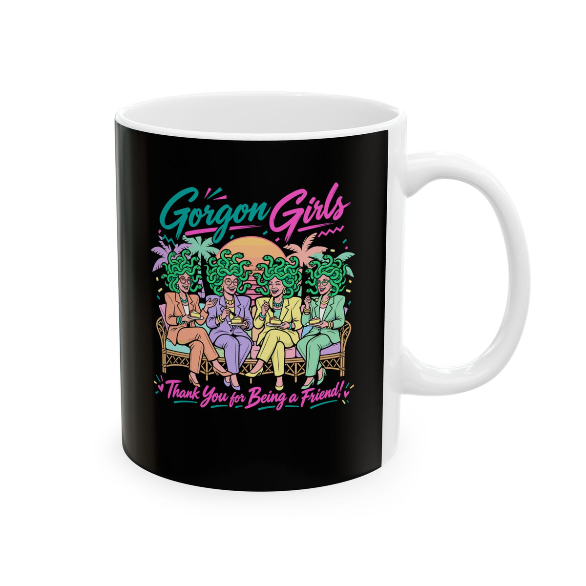 The Gorgon Girls Ceramic Mug, (11oz, 15oz)