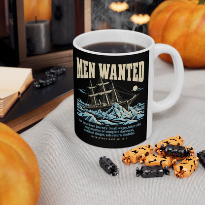 Men Wanted Shackleton Ad Ceramic Mug, (11oz, 15oz)