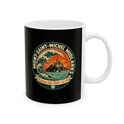 Mont Saint Michel Mudlarks Ceramic Mug, (11oz, 15oz)