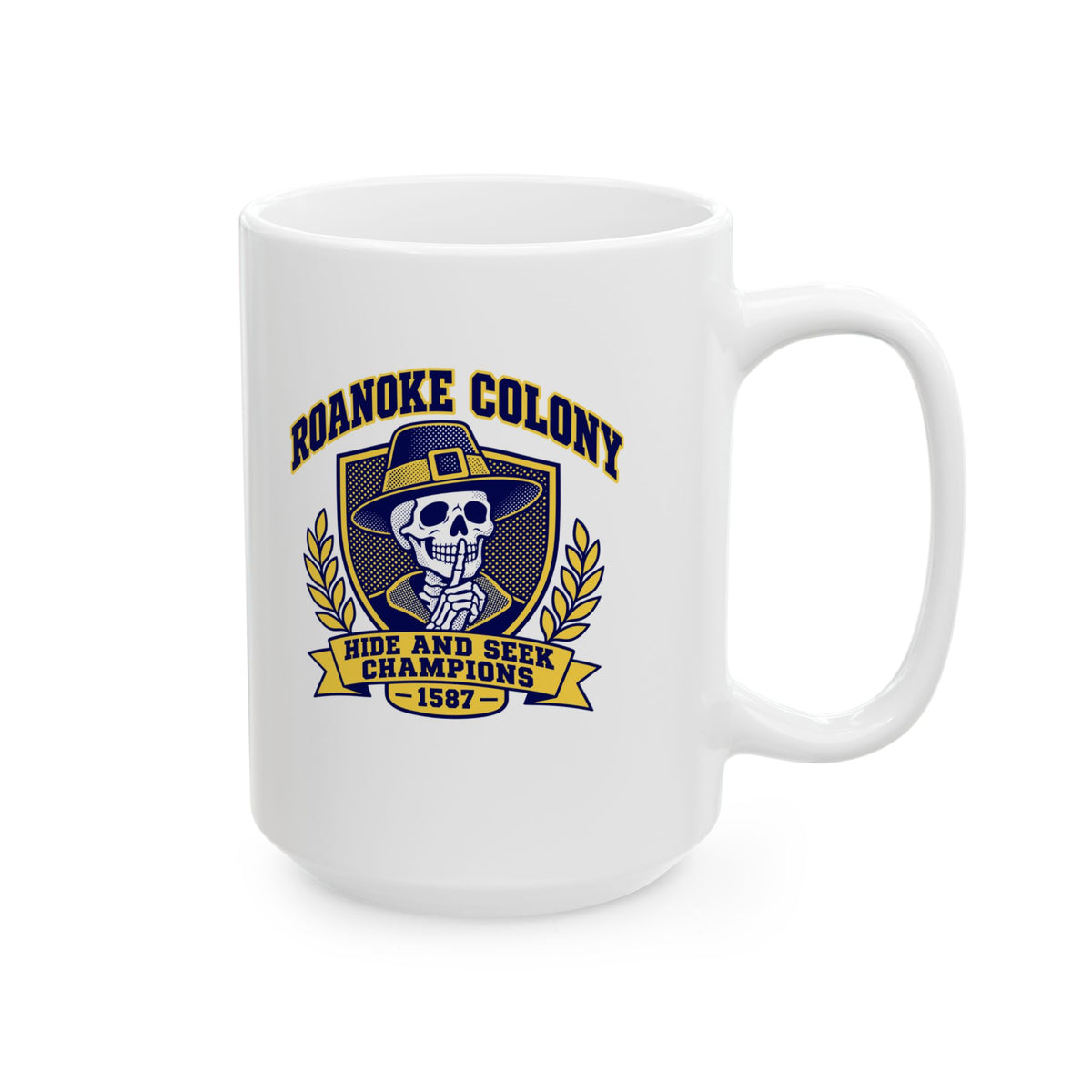 Roanoke Hide and Seek Champions Ceramic Mug, (11oz, 15oz)