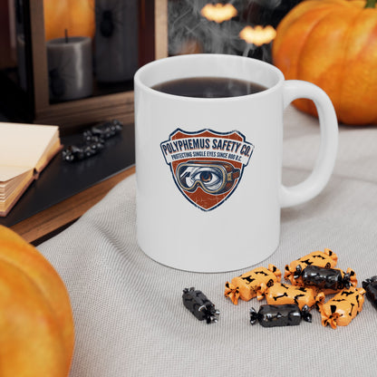 Polyphemus Cyclops Safety Glasses Ceramic Mug, (11oz, 15oz)