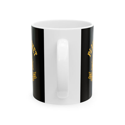 Plantagenet Dynasty Undefeated Lion Ceramic Mug, (11oz, 15oz)