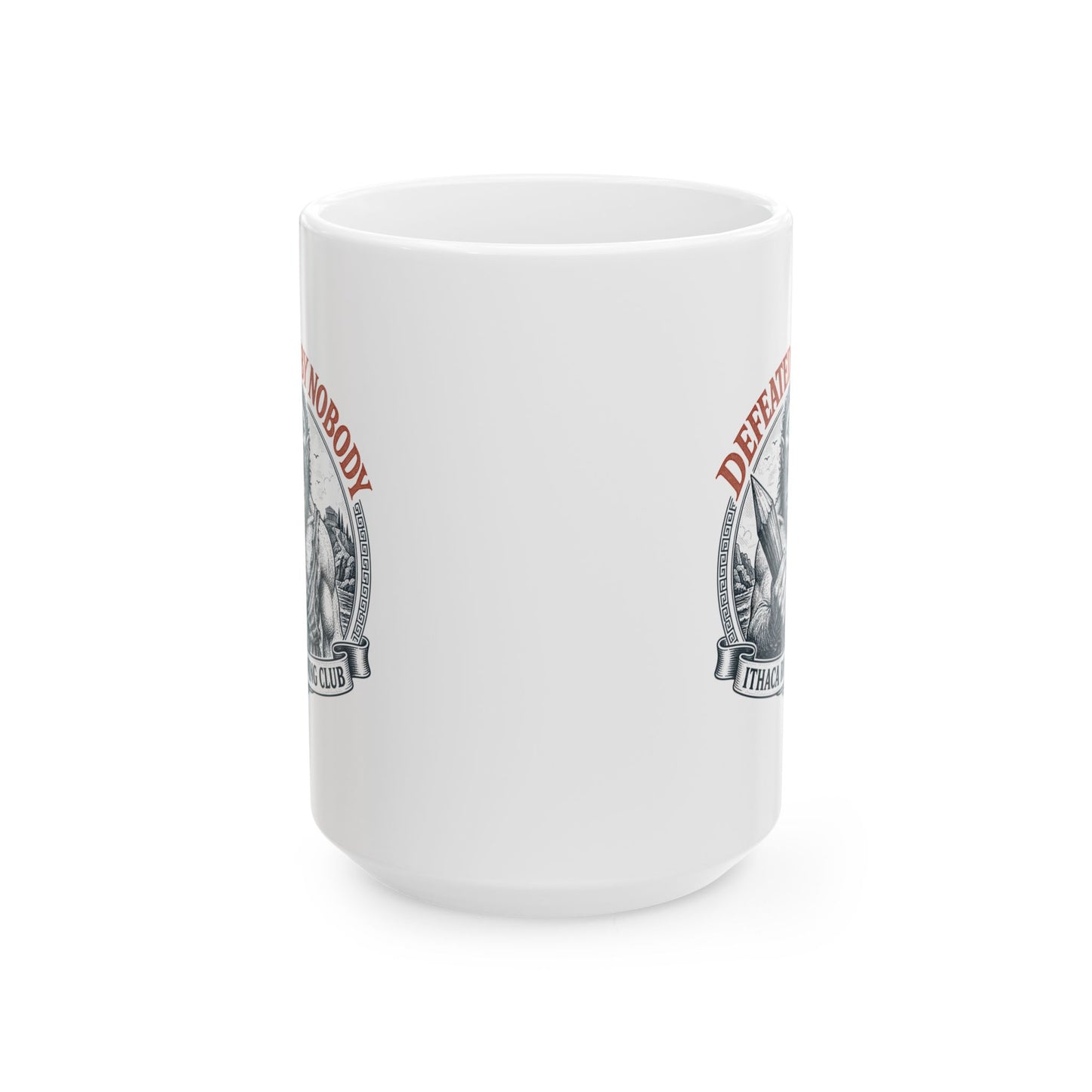 Polyphemus Defeated by Nobody Ceramic Mug, (11oz, 15oz)