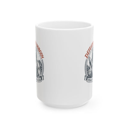 Polyphemus Defeated by Nobody Ceramic Mug, (11oz, 15oz)