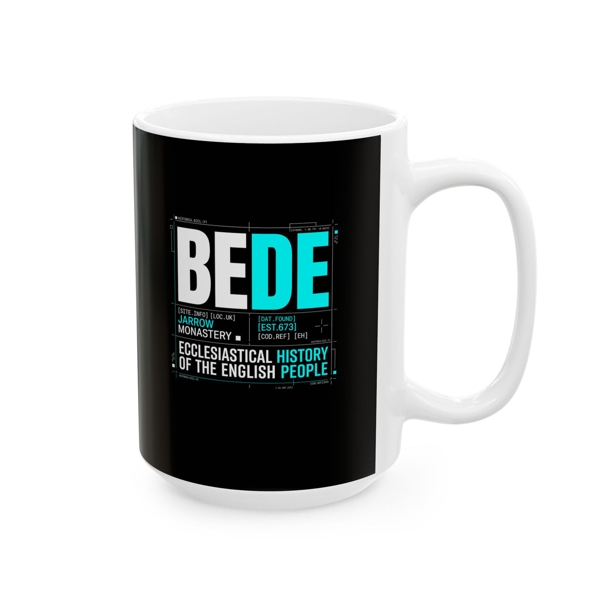 Venerable Bede History of the English People Ceramic Mug, (11oz, 15oz)