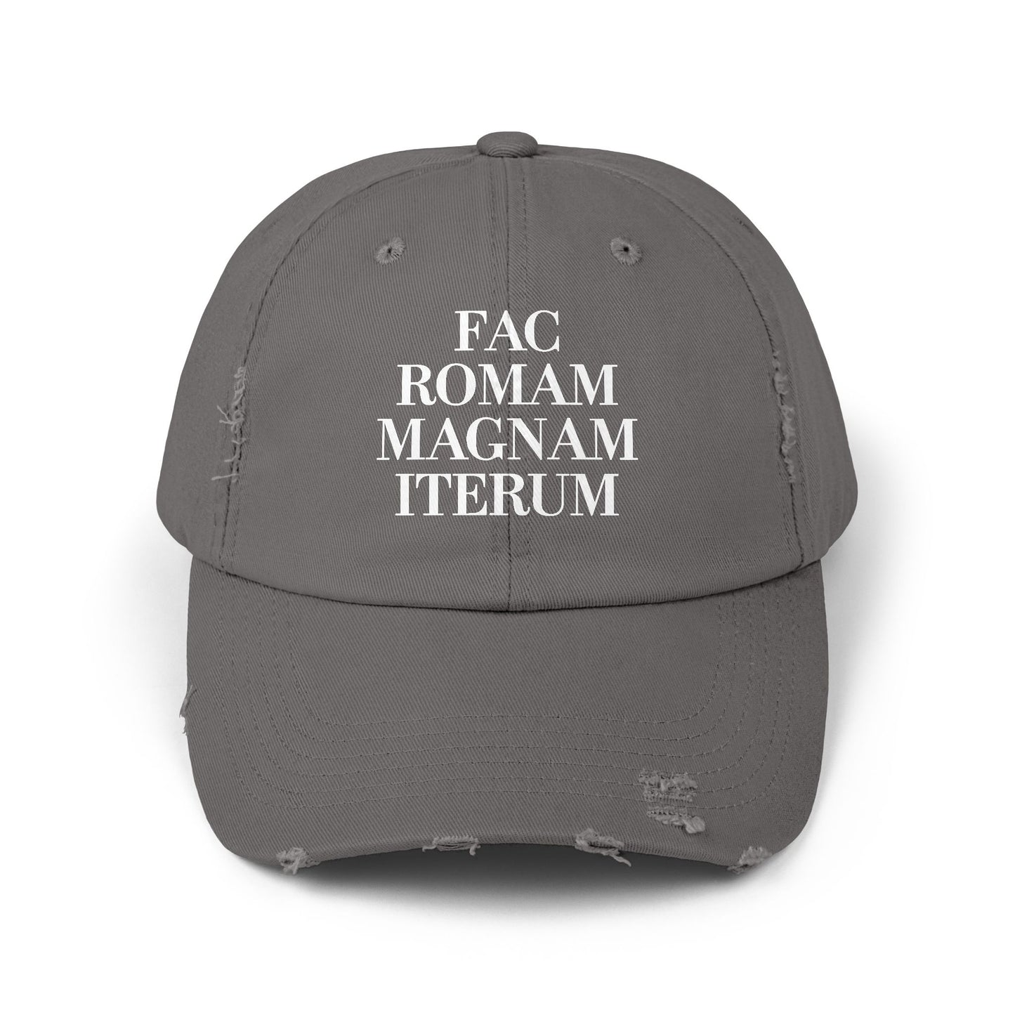 Make Rome Great Again LatinUnisex Distressed Cap