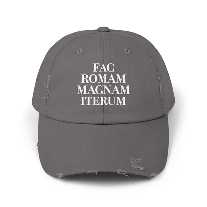 Make Rome Great Again LatinUnisex Distressed Cap