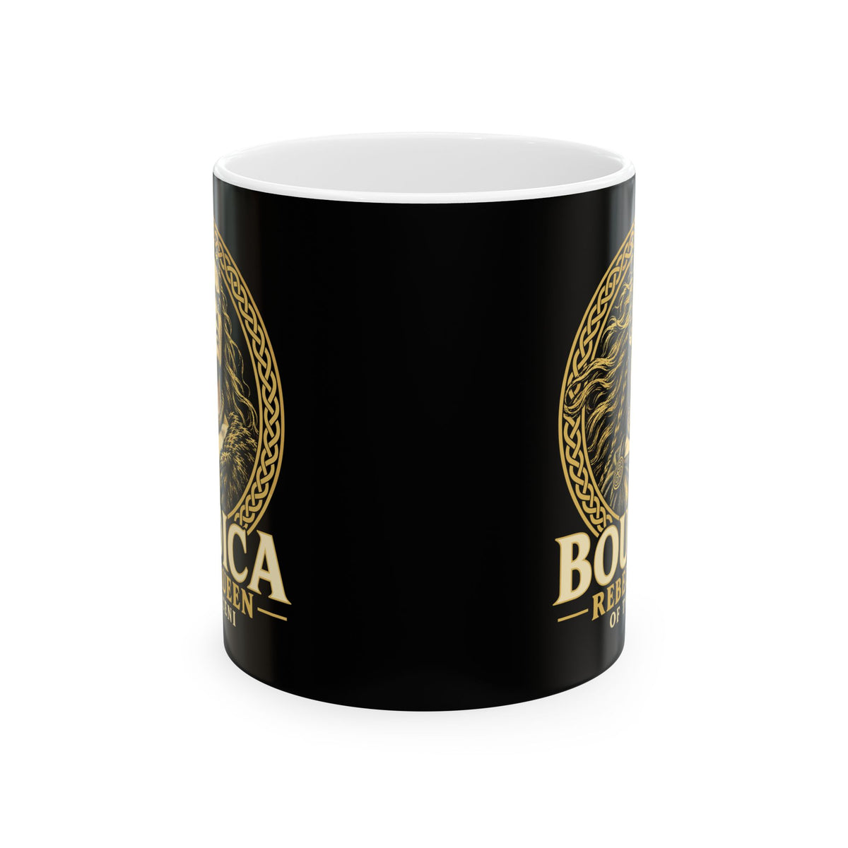Boudica Rebel Queen Engraved Ceramic Mug, (11oz, 15oz)