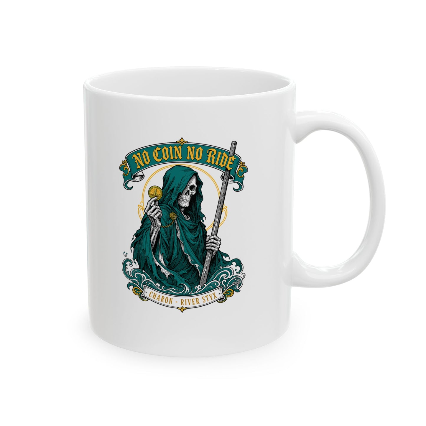 Charon River Styx Ceramic Mug, (11oz, 15oz)
