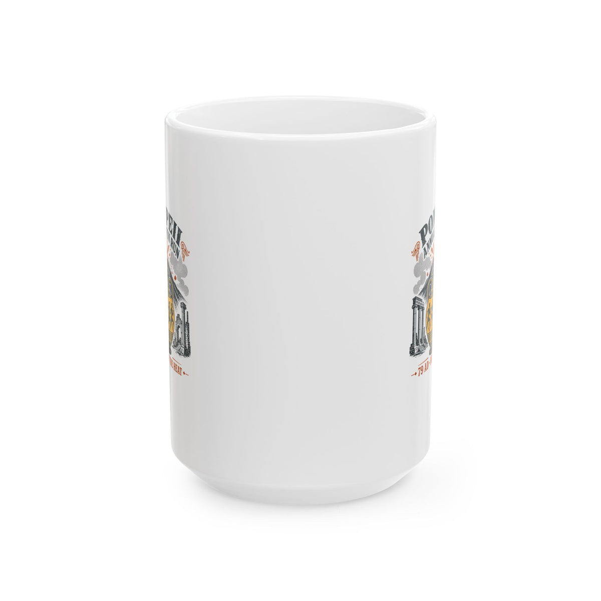 Pompeii Fun Run Beat the Heat Ceramic Mug, (11oz, 15oz)
