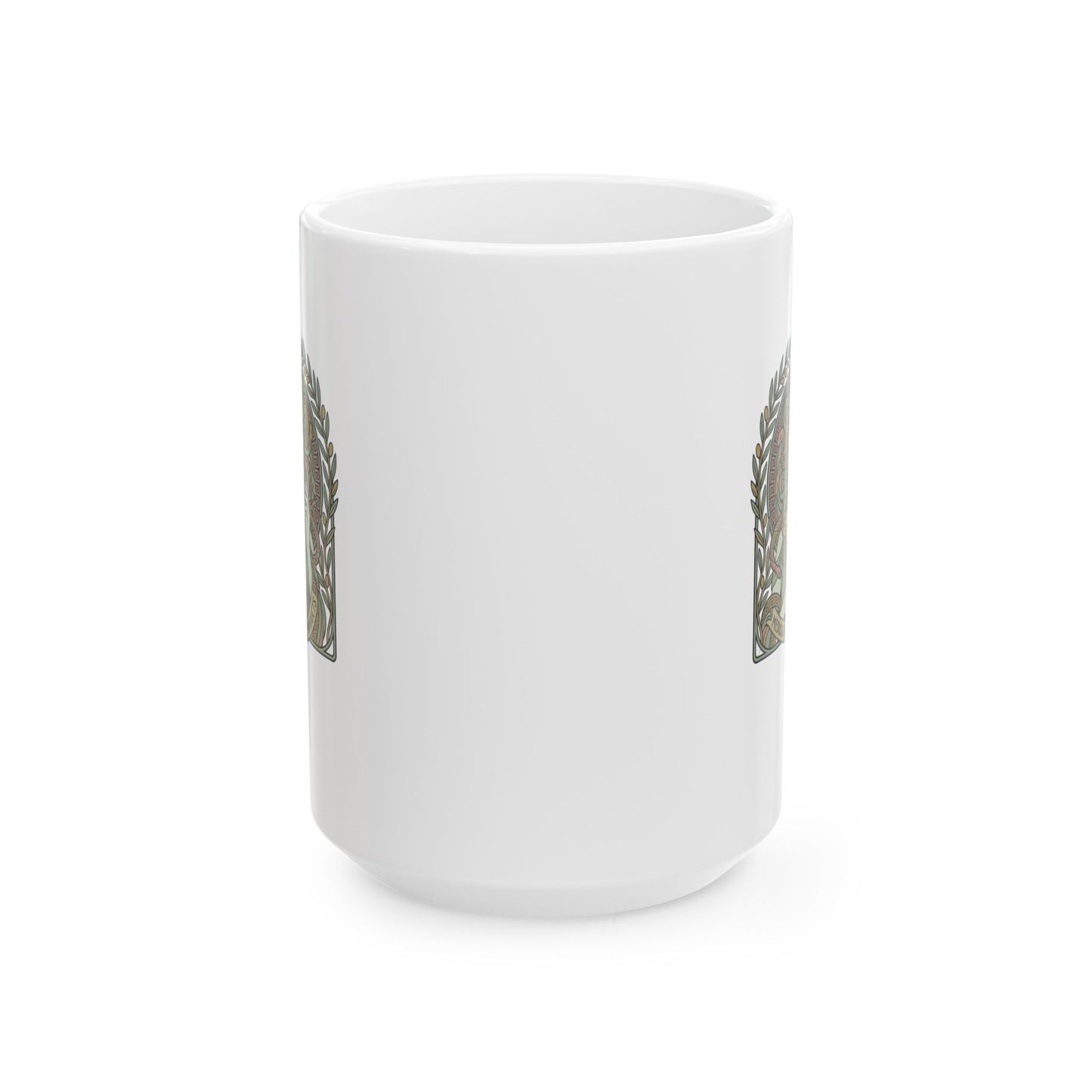 Medusa Hair Care Products Art Nouveau  Ceramic Mug, (11oz, 15oz)
