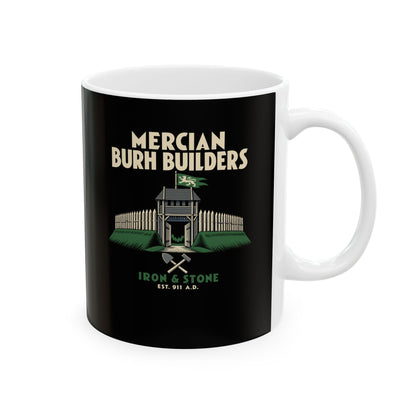 Mercian Burh Builders Iron and Stone Ceramic Mug, (11oz, 15oz)