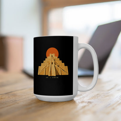 Ziggurat of Ur Ceramic Mug, (11oz, 15oz)