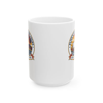 Pliny's Volcano Tours Ceramic Mug, (11oz, 15oz)