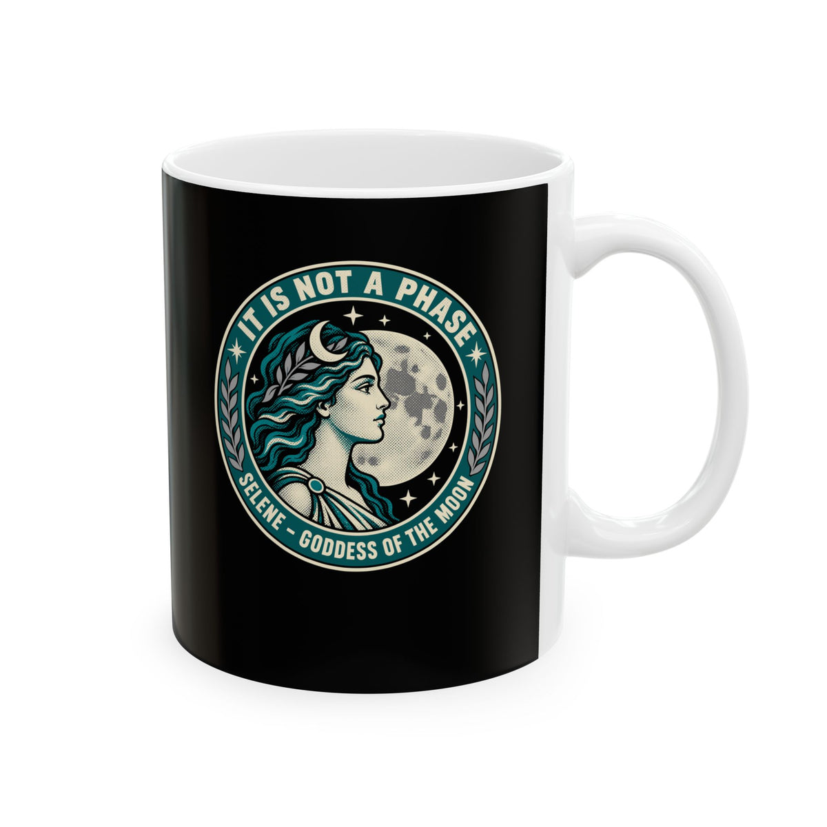 Selene Goddess of the Moon Ceramic Mug, (11oz, 15oz)