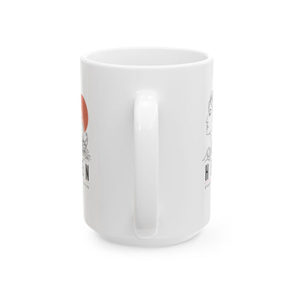 Helen of Troy Line Art Ceramic Mug, (11oz, 15oz)