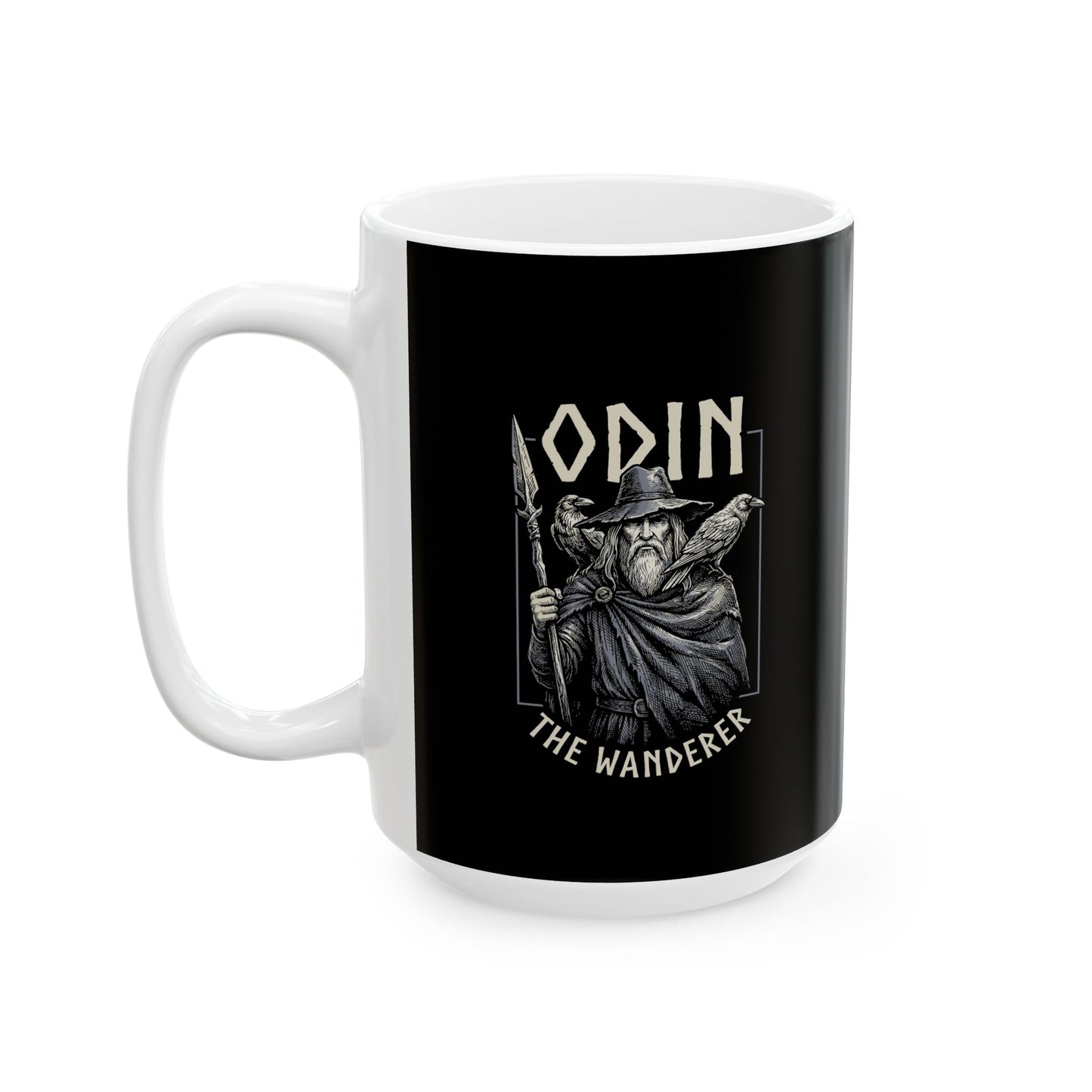 Odin the Wanderer Ceramic Mug, (11oz, 15oz)