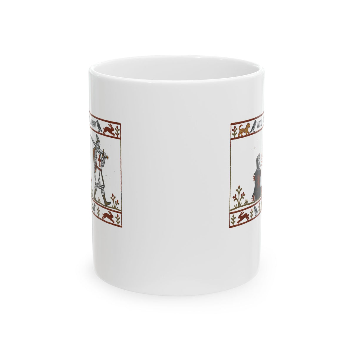 Black Knight Holy Grail Quote Ceramic Mug, (11oz, 15oz)