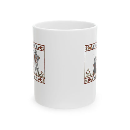 Black Knight Holy Grail Quote Ceramic Mug, (11oz, 15oz)