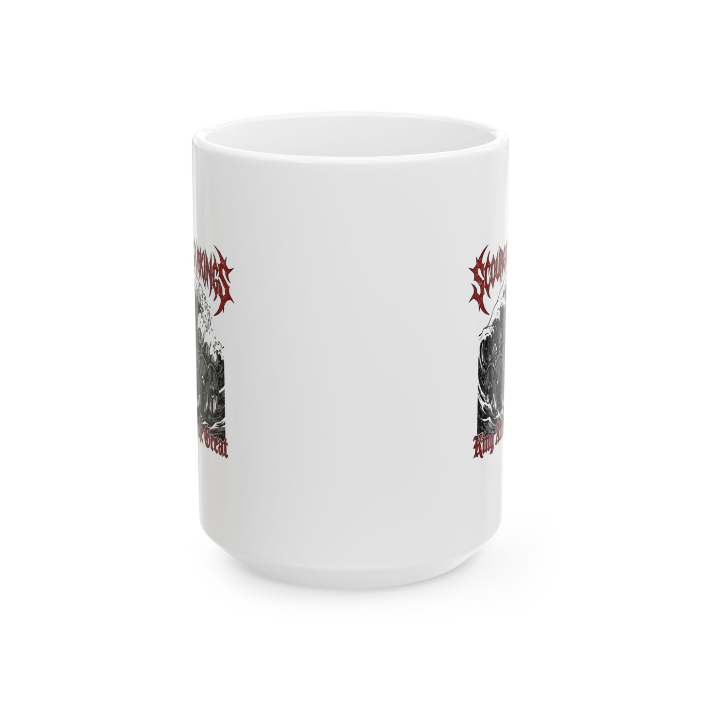 King Alfred Scourge of the Vikings Ceramic Mug, (11oz, 15oz)