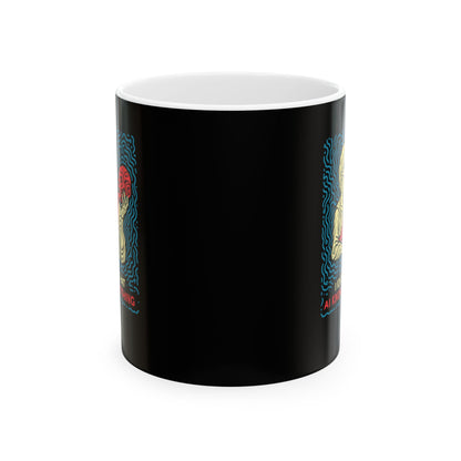 Socrates AI Knows Nothing Ceramic Mug, (11oz, 15oz)