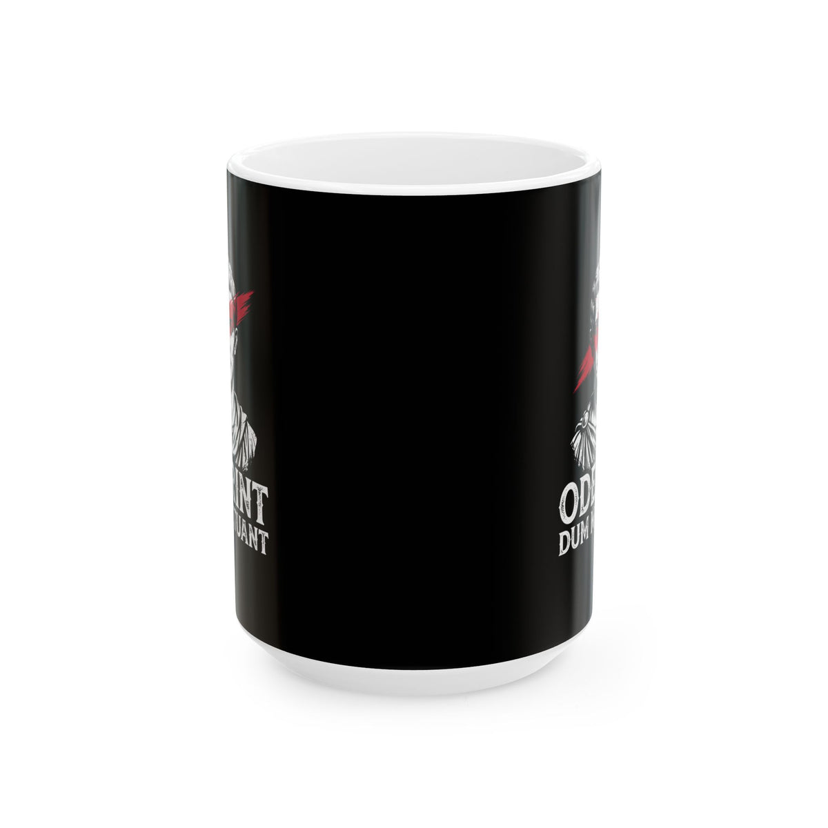 Caligula Let Them Hate They Fear Me Latin Quote Ceramic Mug, (11oz, 15oz)