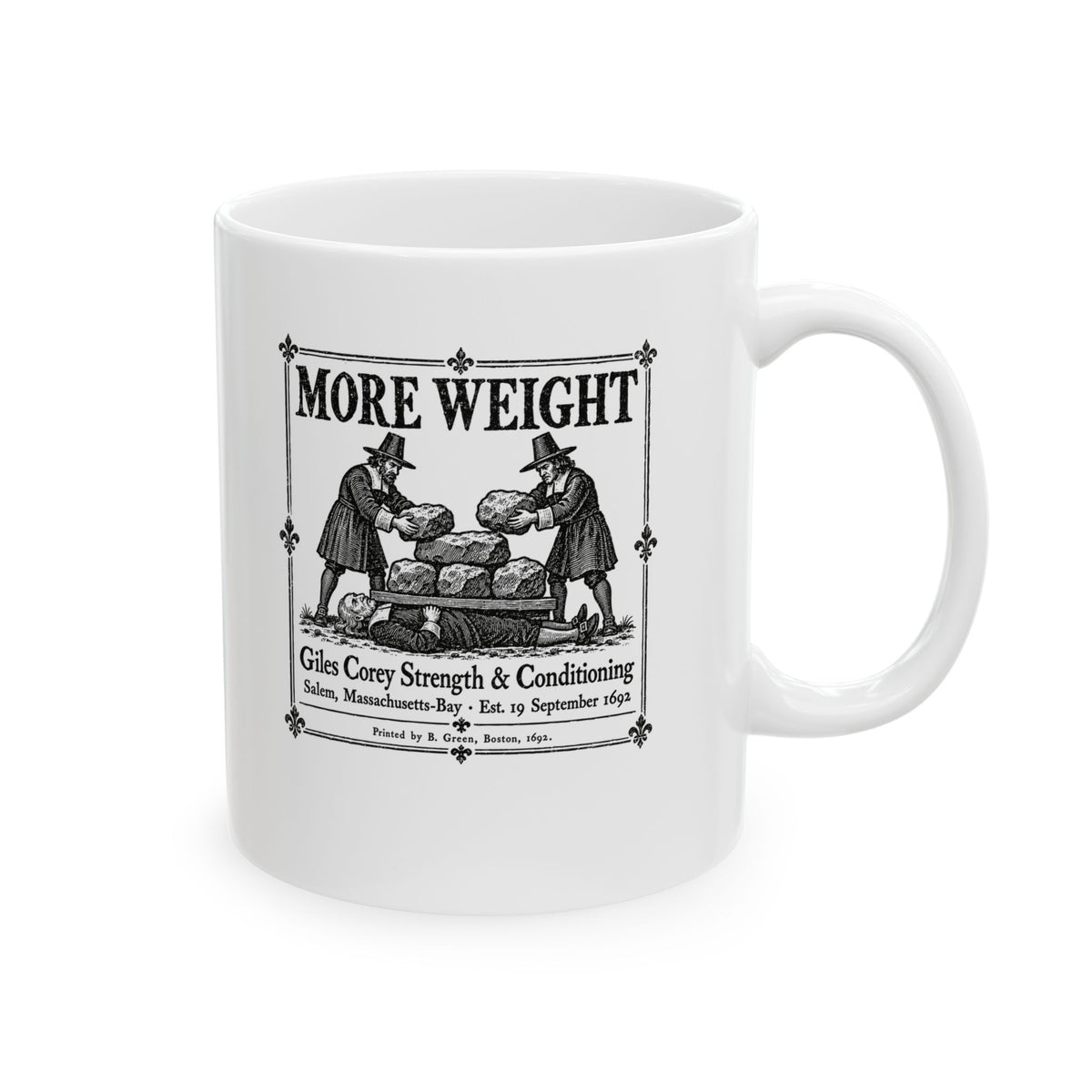 Giles Corey Strength & Conditioning Ceramic Mug, (11oz, 15oz)