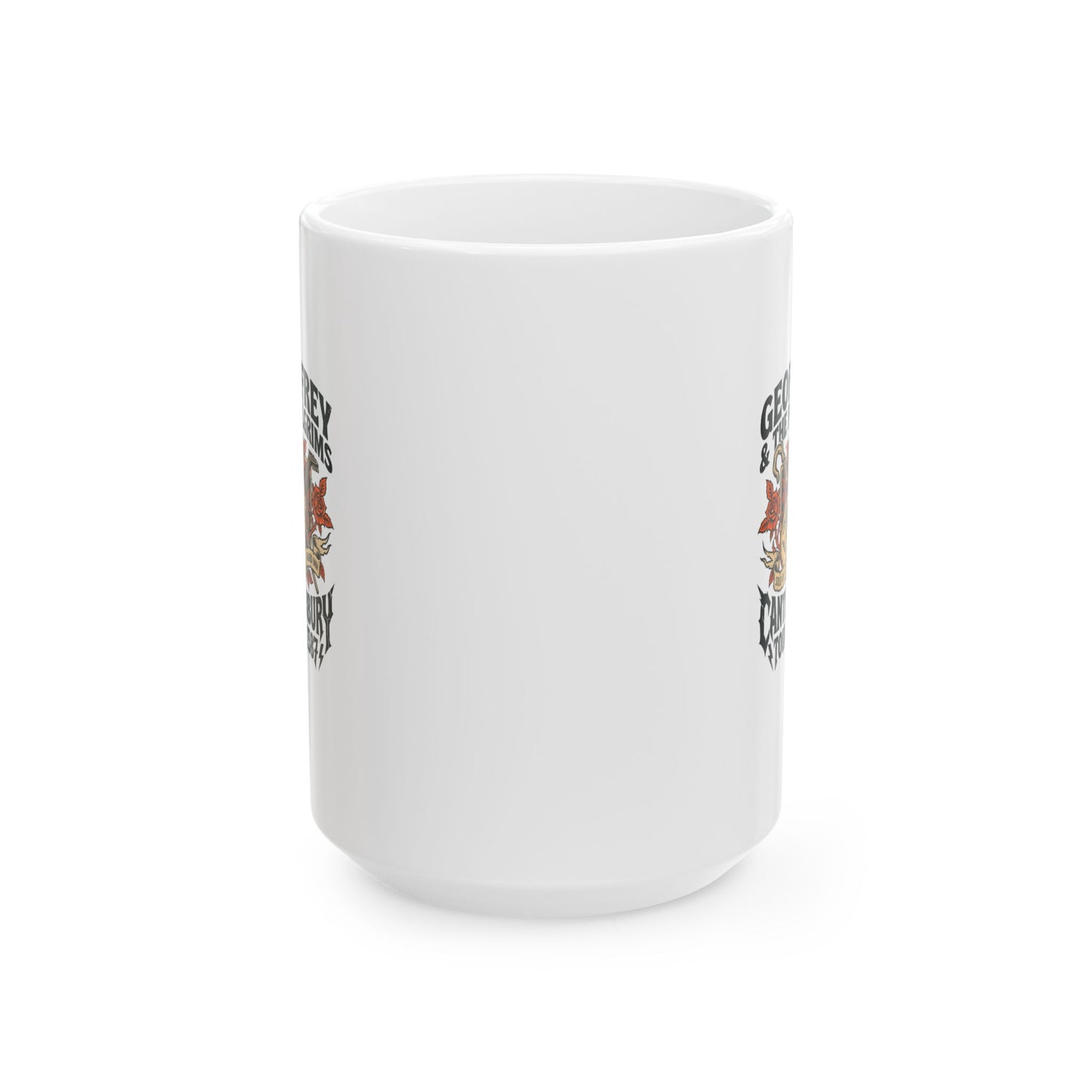 Geoffrey & Pilgrims Tour 1387 Ceramic Mug, (11oz, 15oz)