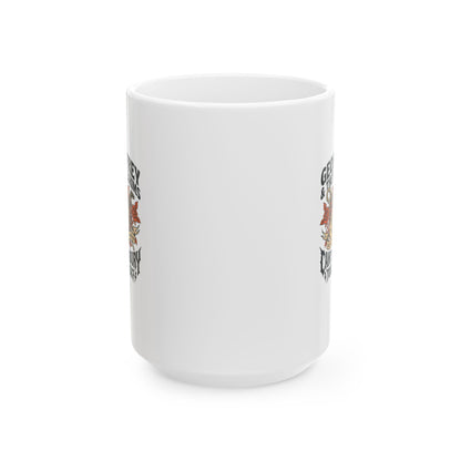Geoffrey & Pilgrims Tour 1387 Ceramic Mug, (11oz, 15oz)