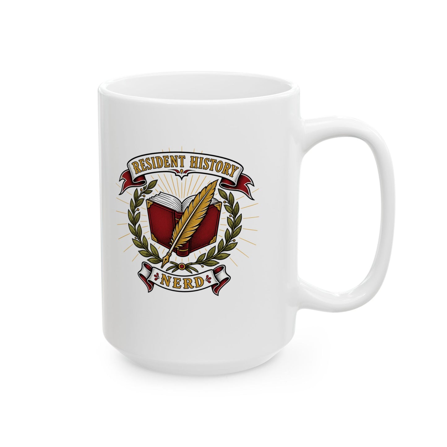 Resident History Nerd Ceramic Mug, (11oz, 15oz)