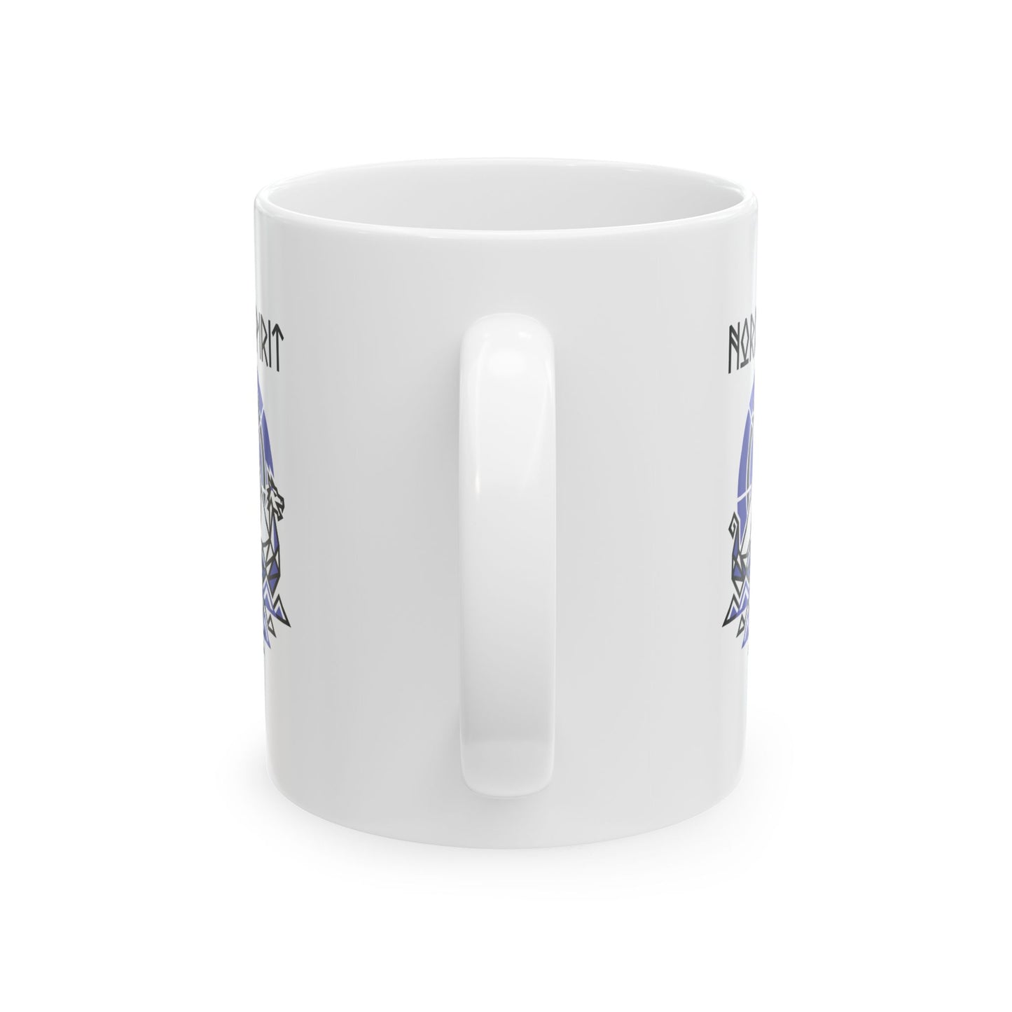 Norid Spirit Viking Longbow Modernist Ceramic Mug, (11oz, 15oz)