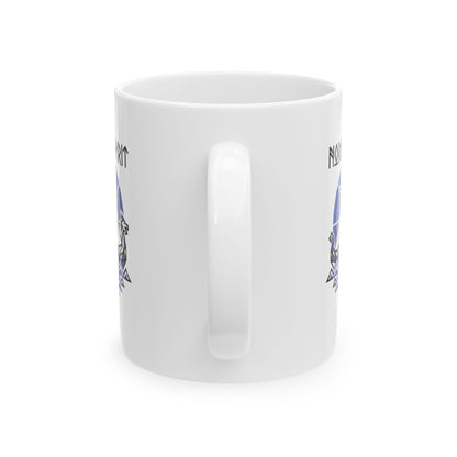 Norid Spirit Viking Longbow Modernist Ceramic Mug, (11oz, 15oz)