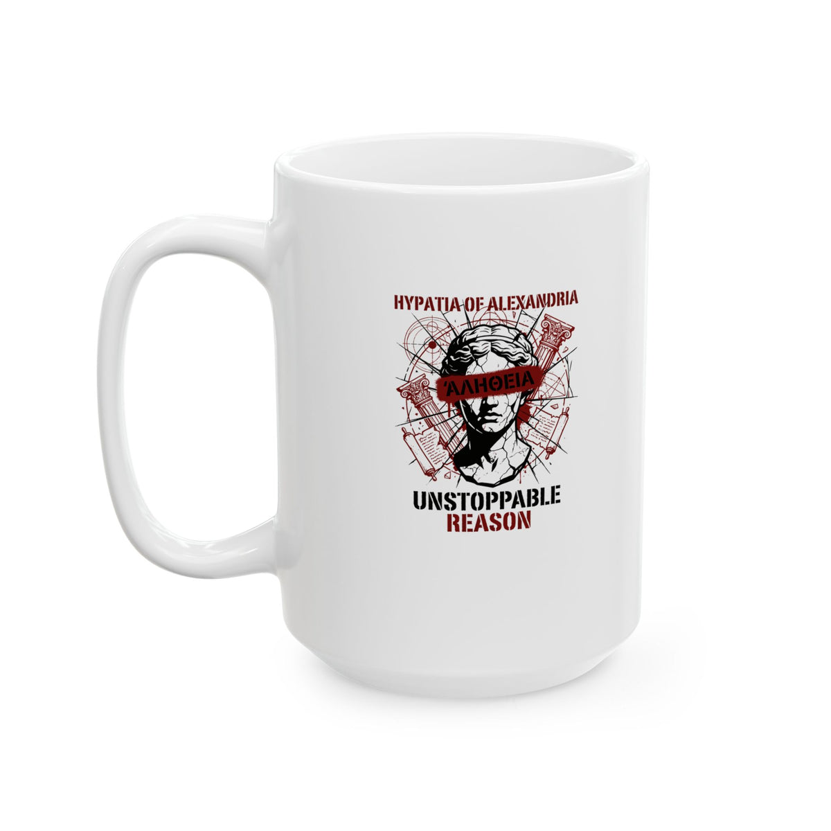 Hypatia of Alexandria Greek Truth Ceramic Mug, (11oz, 15oz)