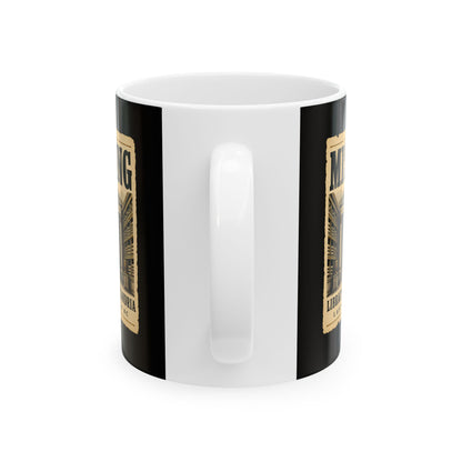 Missing Library of Alexandria Poster Ceramic Mug, (11oz, 15oz)