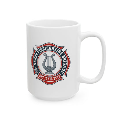Emperor Nero's Fire fighting Brigade Ceramic Mug, (11oz, 15oz)