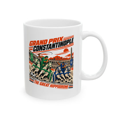 Grand Prix Constantinople Chariot Race Ceramic Mug, (11oz, 15oz)