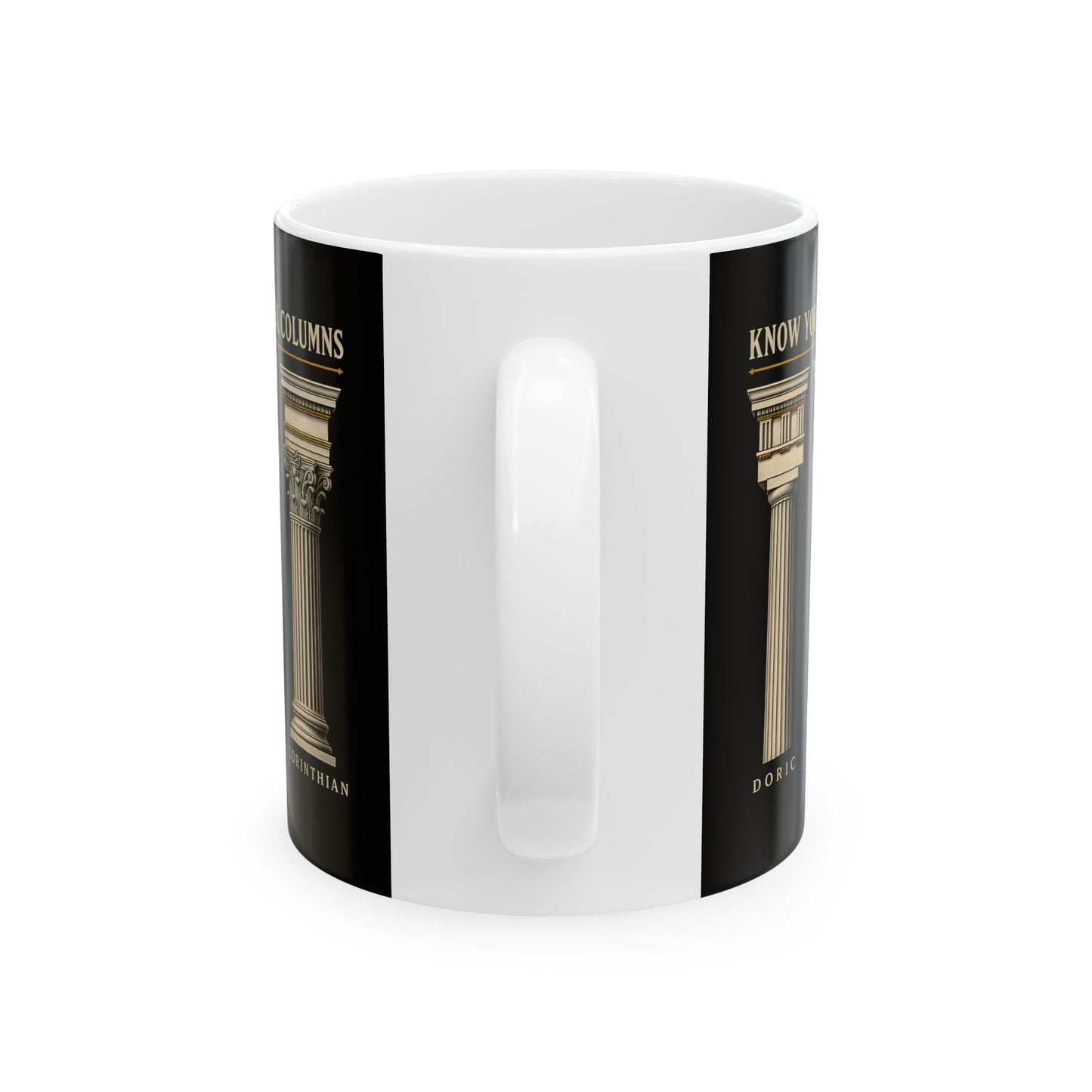 Know Your Greek Columns Ceramic Mug, (11oz, 15oz)