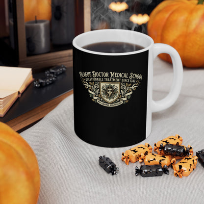 Plague Doctor Medical School Ceramic Mug, (11oz, 15oz)