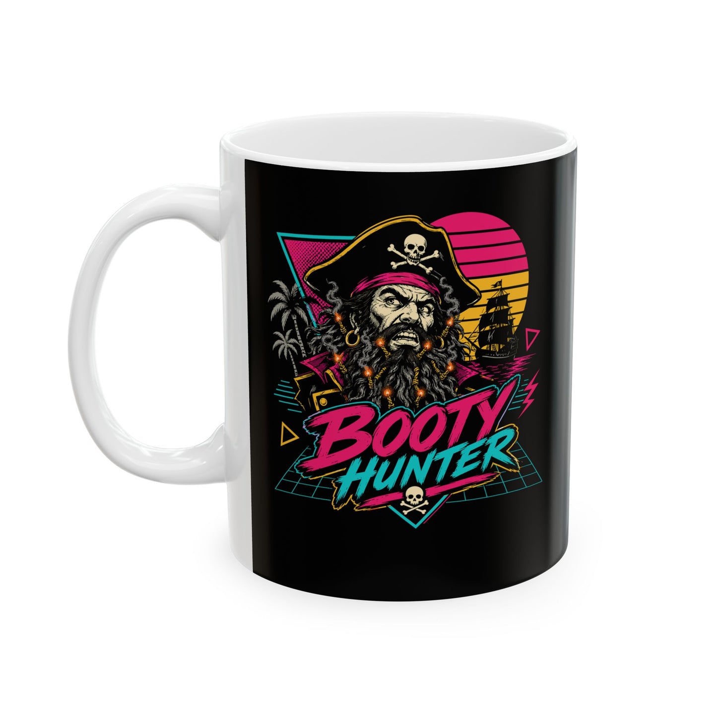 Blackbeard Pirate Ceramic Mug, (11oz, 15oz)