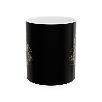 Henry VIII Eating a Burger Ceramic Mug, (11oz, 15oz)
