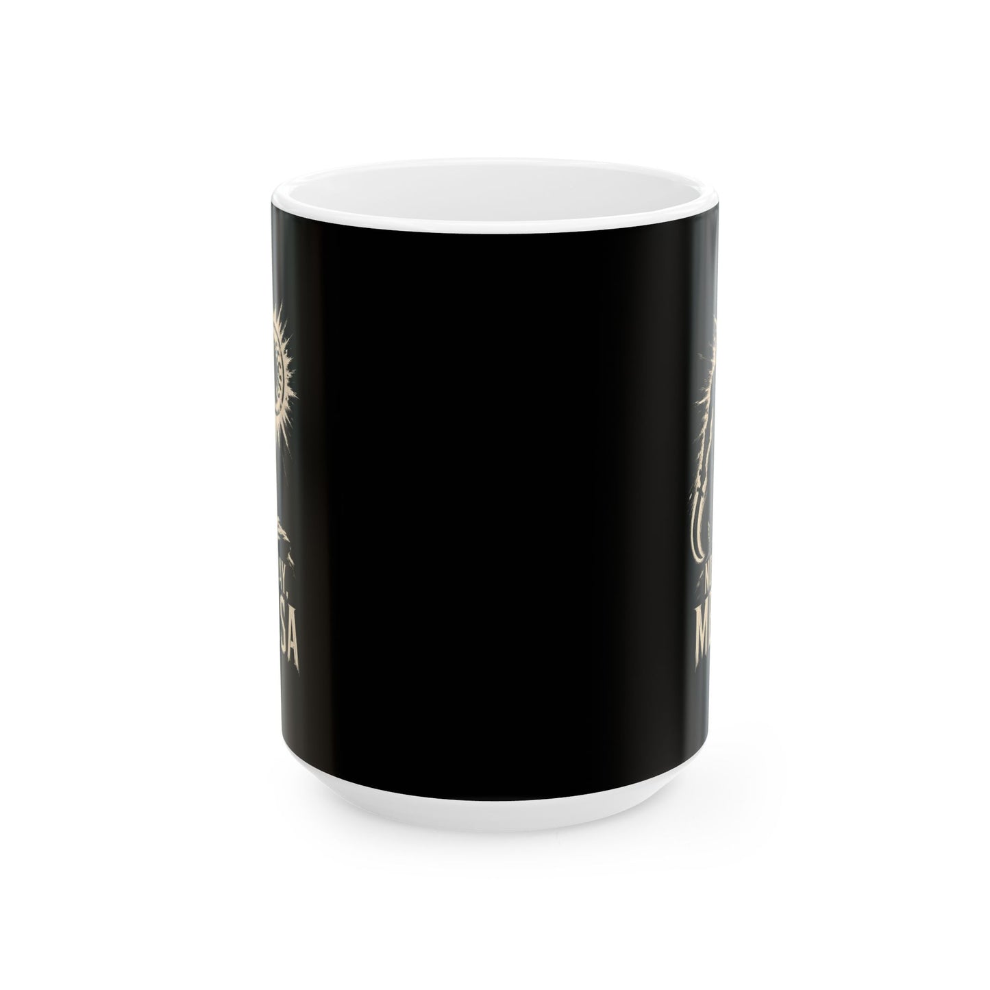 Not Today Medusa Perseus Shield Ceramic Mug, (11oz, 15oz)