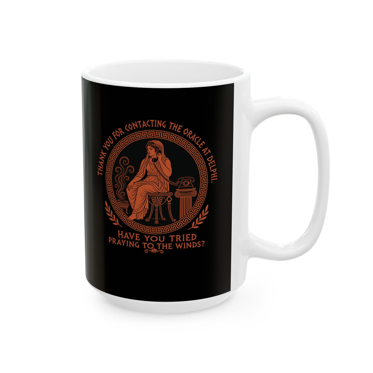Oracle of Delphi Call Center Ceramic Mug, (11oz, 15oz)