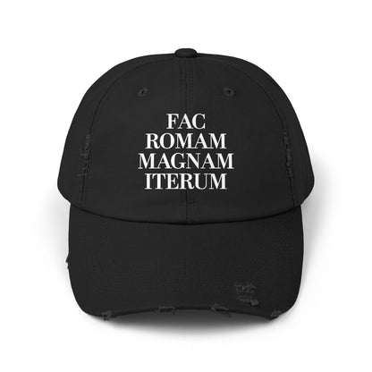 Make Rome Great Again LatinUnisex Distressed Cap