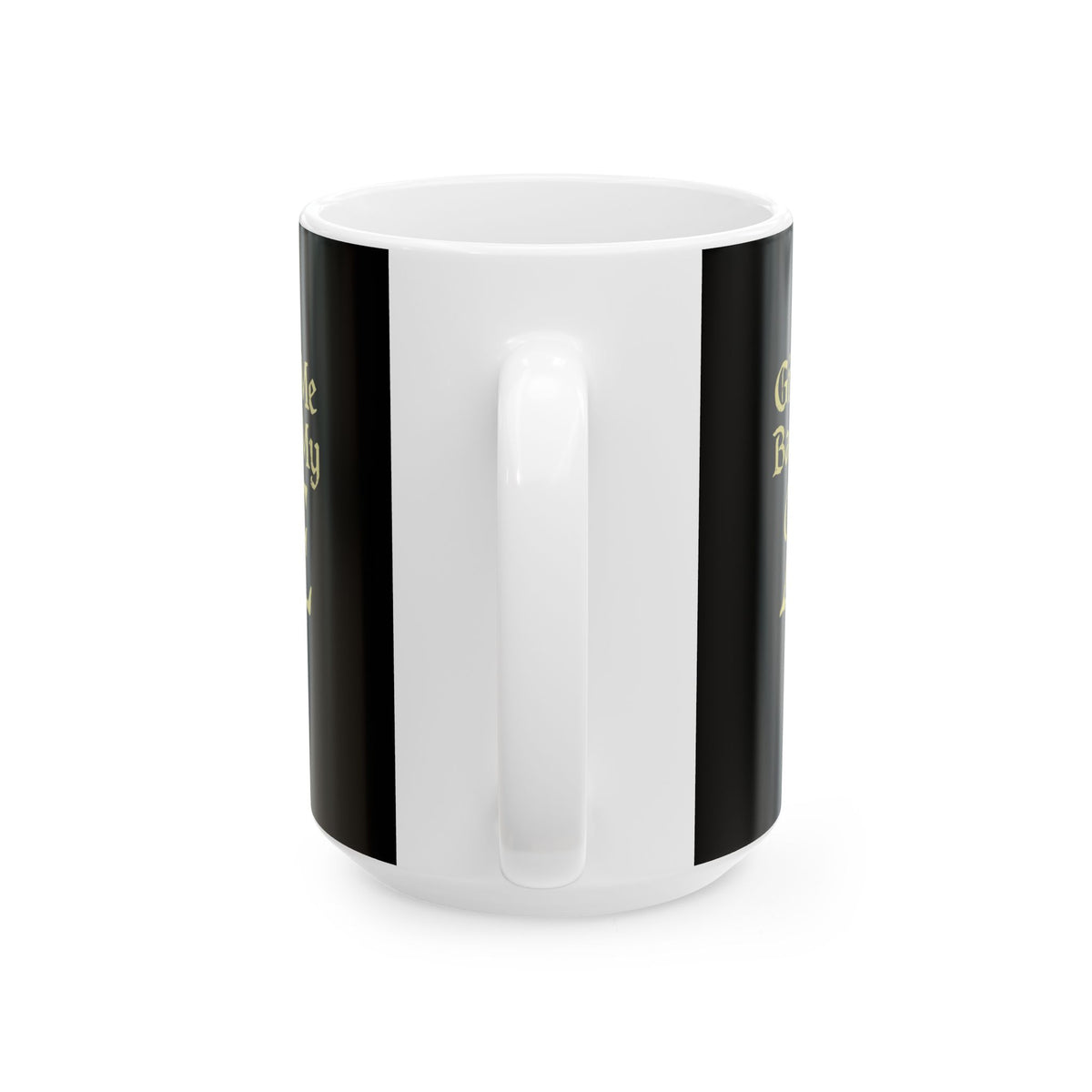 Old English Letter Ash Ceramic Mug, (11oz, 15oz)