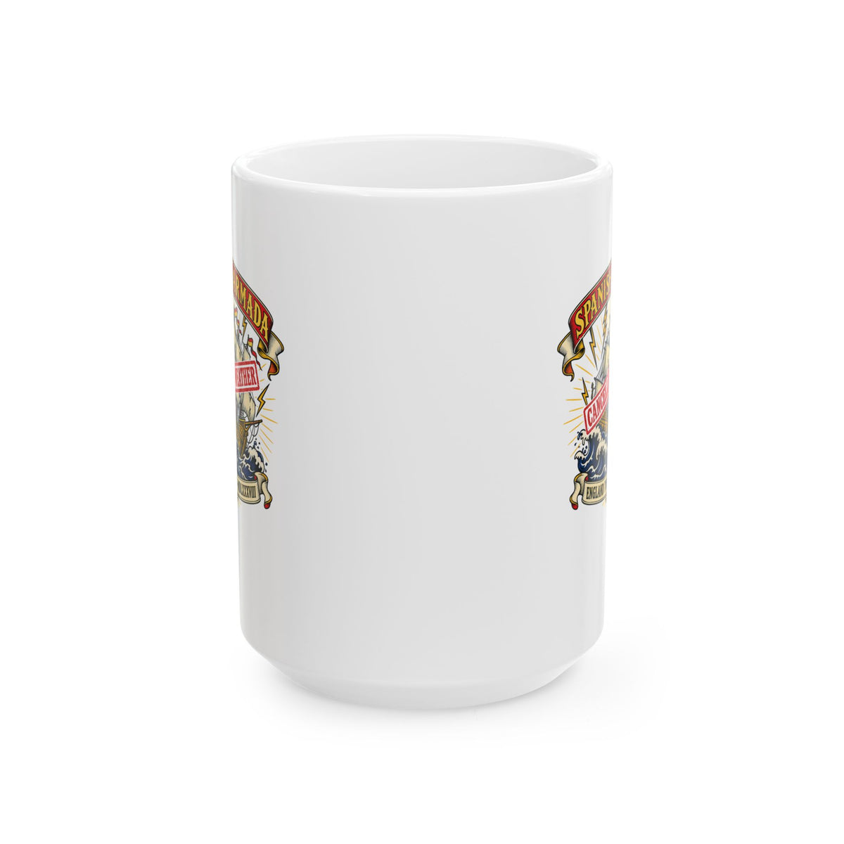 Spanish Armada Cancelled Ceramic Mug, (11oz, 15oz)