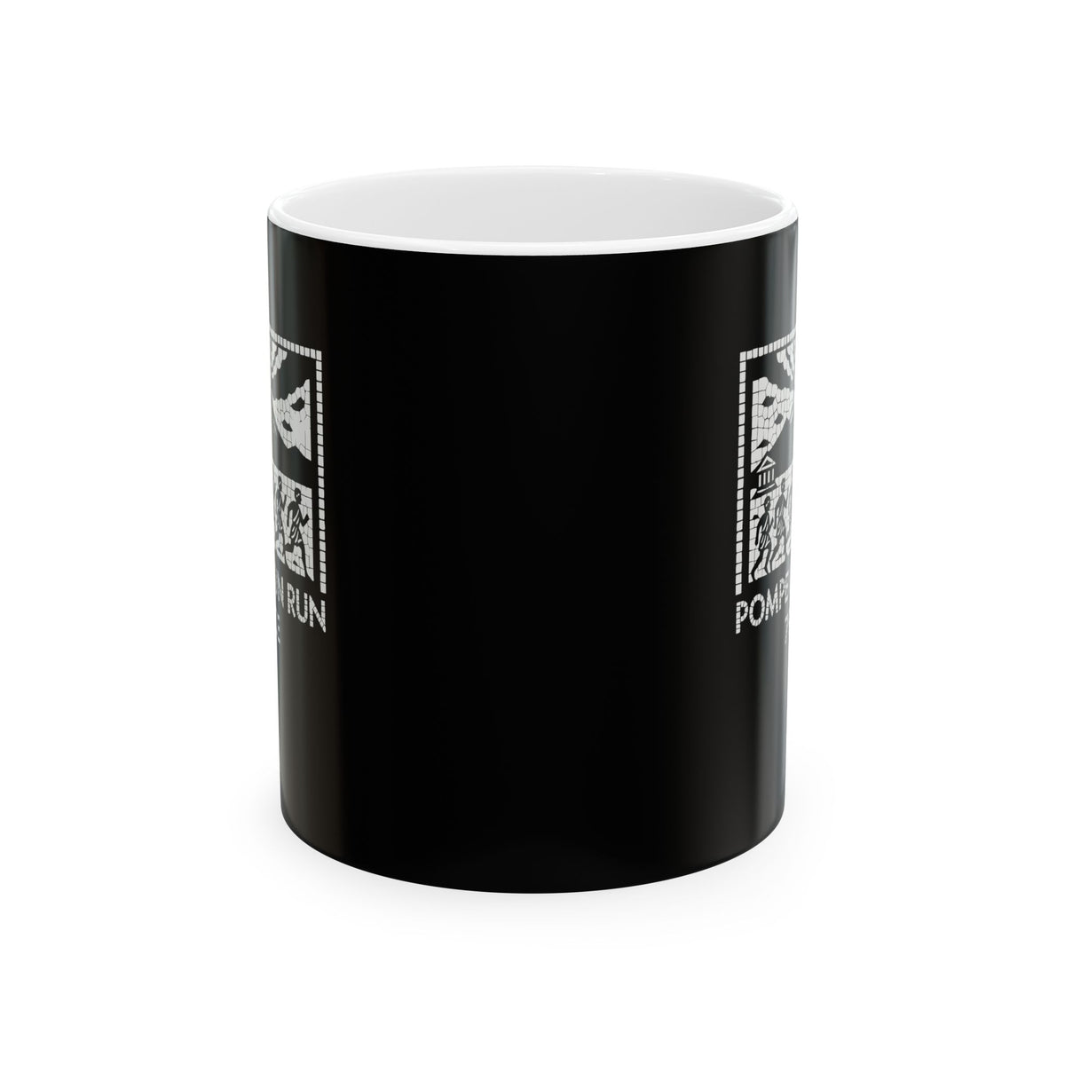 Pompeii Fun Run Mosaic Ceramic Mug, (11oz, 15oz)