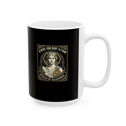 Hypatia of Alexandria Philosopher Ceramic Mug, (11oz, 15oz)