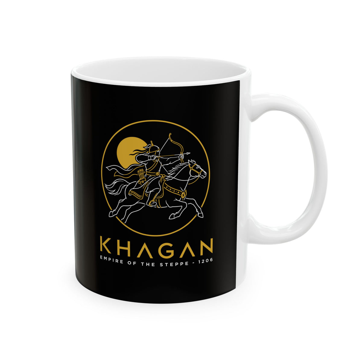Khagan Empire of the Steppe Ceramic Mug, (11oz, 15oz)